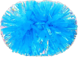 2 Pcs Cheerleading Pom Poms for Kids Adults, Metallic Matte Iridescent Cheering Poms with Baton Handle for Boys Girls Women Men Team Spirit Cheering Dance School Sport Games Competition Blue Matte Rainbow Mixed