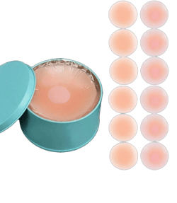 Sanrio Reusable Silicone Invisible Sticky Breast Petals, Nude Feel, Silicone Lift, Non-Slip/Breathable Seamless Invisible Self-Adhesive Nipple Cover, With Box, Transparent. Women's Lingerie And Underwear Accessories. Outdoor Sports. Skin Color/Light Pink/Transparent Bra Pads. Suitable For Wedding, Spaghetti Strap, Anti-Sagging, Push-Up/Round/Floral Design