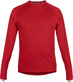 Wrangler Men's Performance Long Sleeve Hidden Zipper Moisture Wicking Thermal Waffle Base Layer Crew Neck Top for Cold Weather