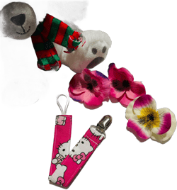 Hello Kitty Pacifier Clips, Toddler Pacifier Holder Baby Gift New Parents/Baby Shower Expecting Mom Gift Handmade