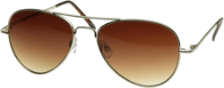 zeroUV Aviator Sunglasses for Women, Classic Style Glasses for Small Faces 50 mm Gold 50 Millimeters