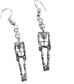 ***** Poatren Halloween Vintage Skeleton Skull Dangle Earrings for Women Jewelry Party Gifts