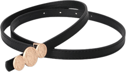 Women's Faux Leather Belt For Dress Metal Belt Fashion Work Casual Metal Buckle Skinny Fall Travel Black