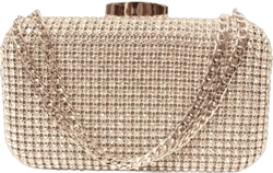Crystal Clutch Purses for Women Silver Rhinestone Evening Bag Two-Sided Design Sparkle Handbag for Wedding Bride Prom Party