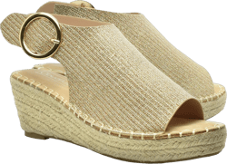 CLOUDAIR Selina Women's Espadrille Wedge Sandals - Comfortable and Stylish Platform Slip On Sandals with Buckle Closure, Comfy Wedge Heels for Women, Fashion Summer Sandals