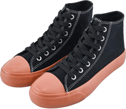 sharllen Men's High Top Canvas Sneakers Classic Casual Lace Up Canvas Shoes Comfortable Fashion Walking Shoes for Men