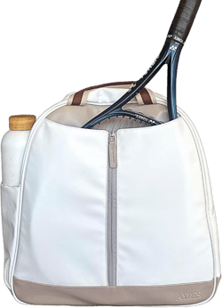 AYRES - Padel Backpack for Women, Padel Bag Women, Stylish Women Tennis Padel and Pickleball Bag, Adjustable Water Bottle Pocket, Hidden Back Pocket for Cell Phone, Lightweight Tennis & Padel Bags