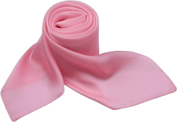 corciova Soft Lightweight Silk Feeling Neck Scarf Large Pashmina Shawl Square Satin Headwrap Long Designer Fashion Scarves Solid Carnation Pink 35 x 35