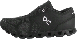 On Running On Cloud X 20.4005 Sneakers Men's 11.5 Black Asphalt Lace Up Running Shoes EEE64