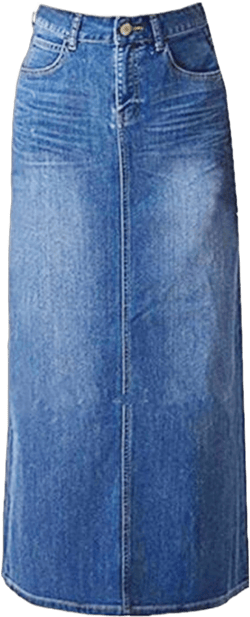 Long Denim Skirt for Women Casual A-Line Denim Maxi Skirt Stretch High Waisted Jean Skirt with Pocket Blue Light Blue(a Line) 10