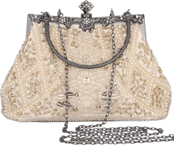Women's Vintage Beaded Evening Bag Sequin Clutch Purses for Women Wedding Clutches Prom Cocktail Party Handbags