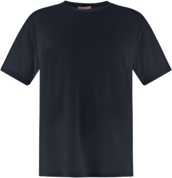 RESORT T-SHIRT IN BASIC COTTON in Navy Blue for Men | Herno®