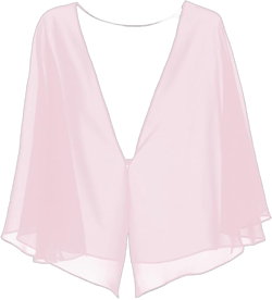 Lifup Chiffon Shawls and Wraps for Evening Dresses Capelets for Women Wedding Capes Cover Up Medium Pink