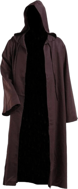 GOLDSTITCH Men Hooded Robe Cloak Knight Fancy Cool Cosplay Costume Medium Brown(cloak)