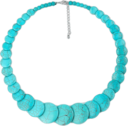 Sterling Silver Real Turquoise Chunky Choker Necklace Handmade Dainty Statement Western Blue Jewelry Birthday Anniversary Cute Gift for Her Women Girlfriend Sister Daughter BFF