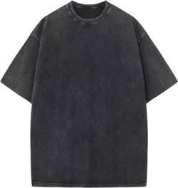 Men's Oversized Cotton Summer T-Shirts Vintage Tee Loose Fit Short Sleeve Casual Tshirts for Men Women Medium Black