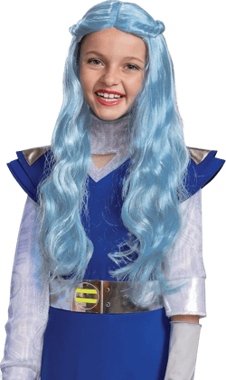 Addison Alien Wig for Kids, Official Disney Zombies Costume Accessory for Children