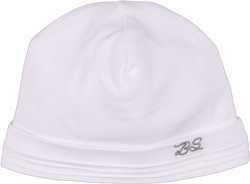 MON BEAU TROUSSEAU | Boys White Cotton Hat