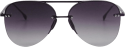 TOPFOXX - Megan 2 - Black Aviator Sunglasses for Women - Total UV400 Protection - Classic Pilot Sunglasses Narrow Tf - Black/Pink