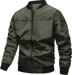 Lightweight Jacket Men Casual Bomber Flight Jackets Tactical Zipper Windbreakers Slim Fit Fall Spring Thin Cardigans X-Large Army Green