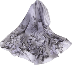 Simulation Shawl Flower 160 * 50cm Women Print Soft Scarves Wrap Long Silk Scarf Scarf Womens Hair Scarf Casual Floral