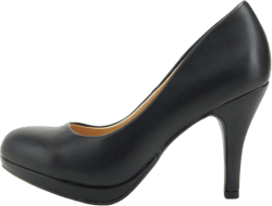 CITYCLASSIFIED #Jack Women's Classic Dress Pump w Extra Cushioned in Sole, Round Toe & Platform 7 Black Pu
