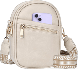 HUANLANG Small Crossbody Bags for Women Trendy,Medium Leather Cell Phone Purse with Card Slots
