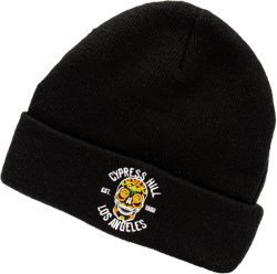 Cypress Hill Beanie Unisex Men Women Black Knitted Band LA Hat OneSize