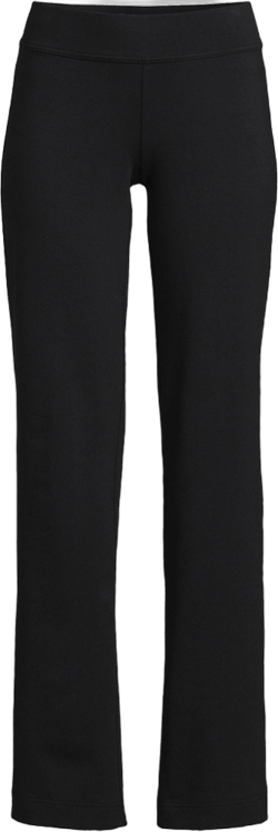 Lands' End Women's Starfish Mid Rise Straight Leg Pants - Small - Black