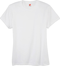 Hanes Women's Perfect-T Short Sleeve Cotton Crewneck T-Shirt X-Large White