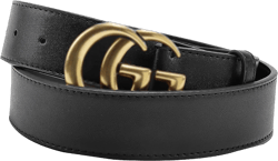 YZHQCJD Adult 1.5" Width Black Leather Belts,Gold Letter Buckle Leather Waist Belt Belt for Unisex 105CM