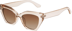 SOJOS Square Cat Eye Polarized Sunglasses for Women Retro Classic Vintage Trendy Cateye Shades Sunnies Gafas de sole SJ2235 Brown