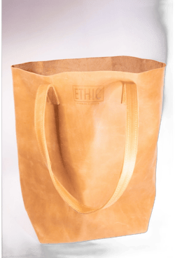 ETHIC GOODS Women's Leather Classic Tote TAN