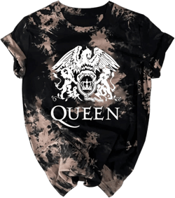 Rock Band Concert T Shirts for Women Concert Music Trendy Graphic Tee Tops Short Sleeve Casual Fitted Music Gift T-Shirt(Tie Dye Grey,X-Large)