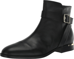 Nine West Women's Alleva Ankle Boot 10.5 Black Leather