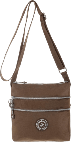 AOCINA Crossbody Purses for Women Lightweight Small Travel Bag Shoulder Purses and Handbags with Multi Zipper Pockets Coffee
