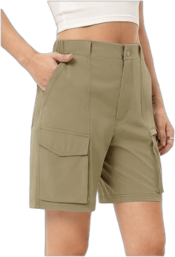 YESFASHION Women's 5" / 7" Hiking Shorts with Cargo Pockets Quick Dry Lightweight Athletic Shorts for Summer Casual
