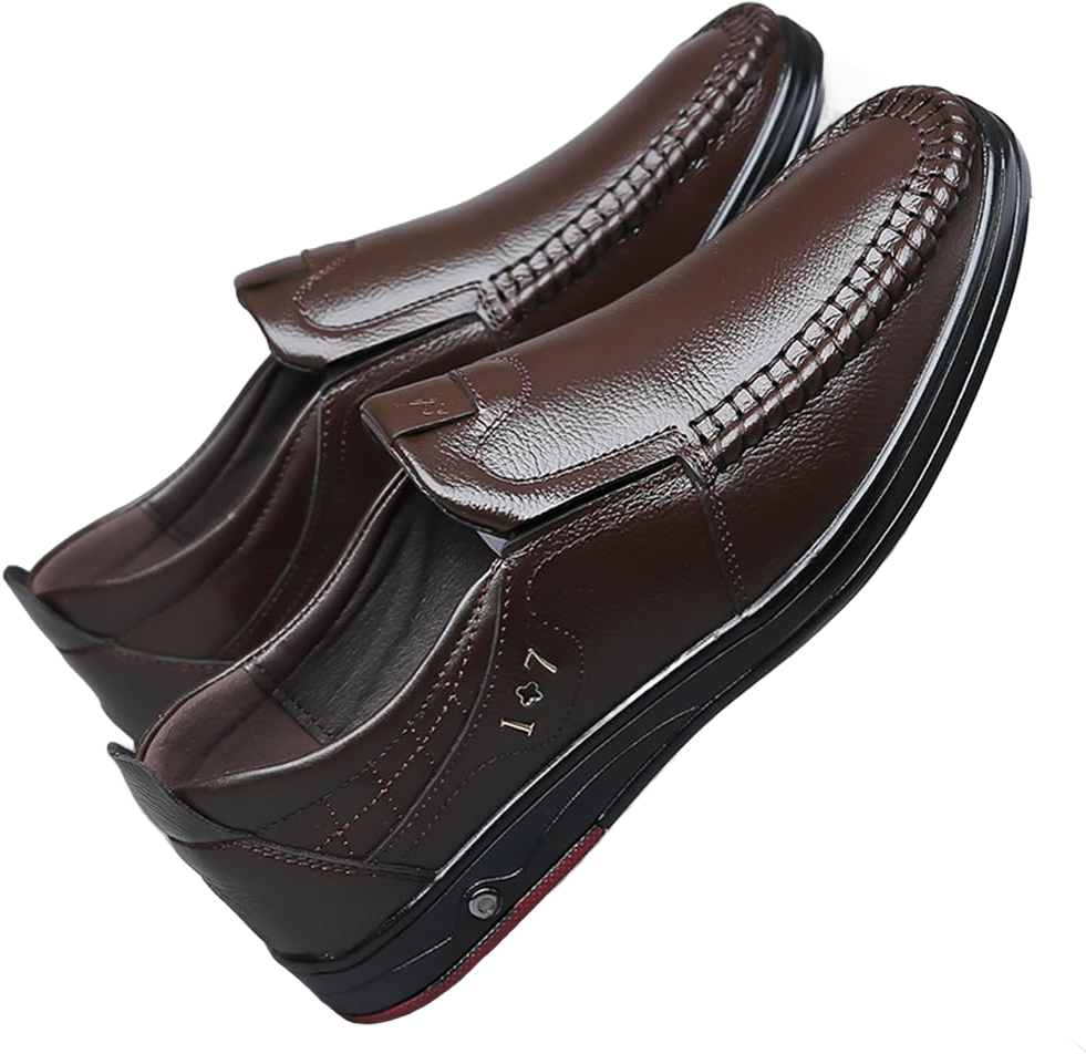 Veslesth Men Business Working Office Shoes Leather Walking Casual Driving Loafers Oxfords Male Luxury Party Fashion Formal Sneakers Comfort Dress Outdoor Working walking 7.5 Brown