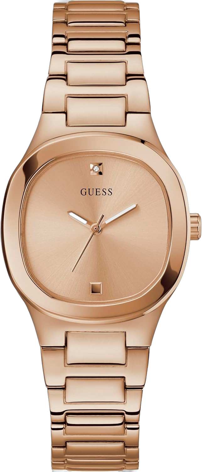 GUESS Women's 32mm Watch Rose Gold Tone/Rose Gold Tone/Rose Gold