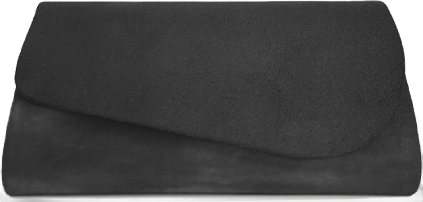 YYW Women Clutch Purse Evening Envelope Bags Elegant Velvet Shoulder Crossbody Handbag for Party Wedding Prom Black