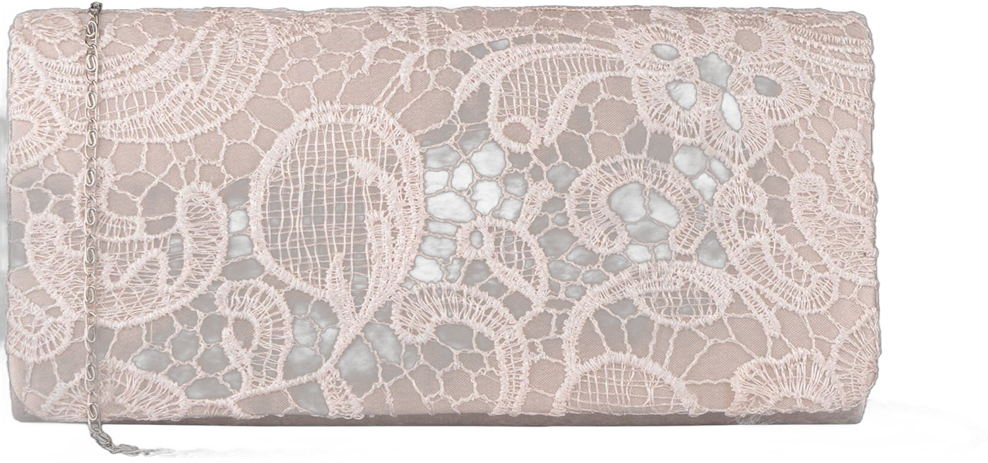 LIFEWISH Women's Floral Lace Evening Purse Party Clutch Bags Bridal Wedding Purse Handbag Beige