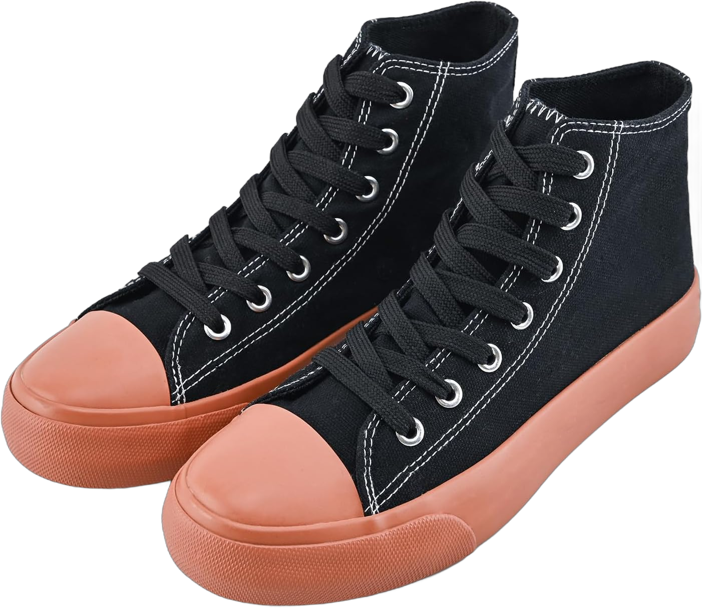 sharllen Men's High Top Canvas Sneakers Classic Casual Lace Up Canvas Shoes Comfortable Fashion Walking Shoes for Men
