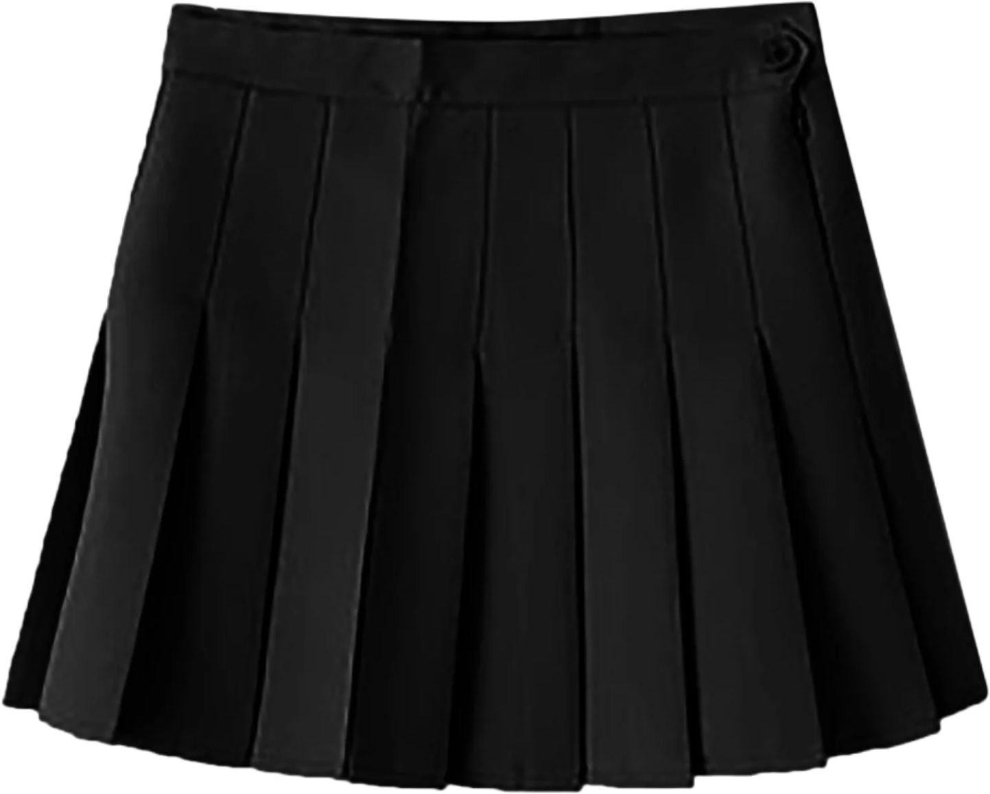 xiuh skirt for women plaid print pleated high waist a-line ruffle mini skirts black l