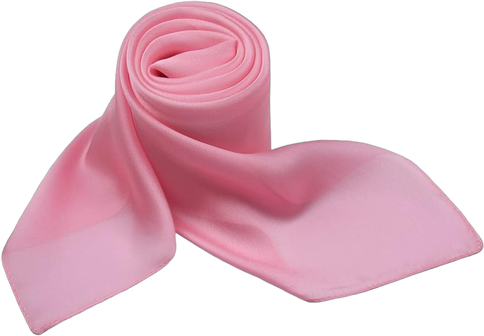 corciova Soft Lightweight Silk Feeling Neck Scarf Large Pashmina Shawl Square Satin Headwrap Long Designer Fashion Scarves Solid Carnation Pink 35 x 35