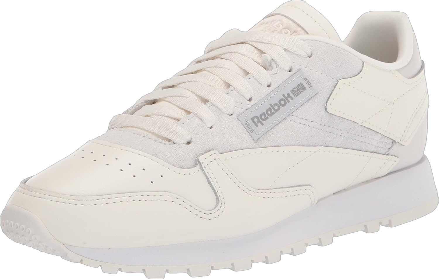 Reebok Women's Classic Leather Sneaker 8 Chalk/Cold Grey/White