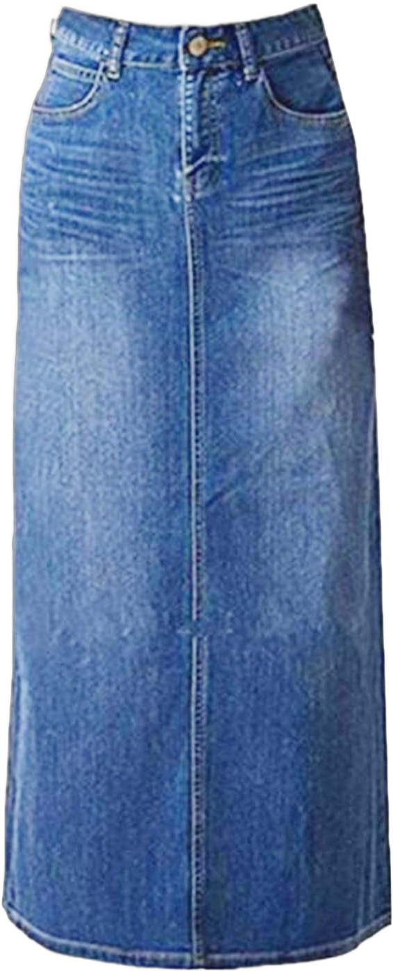 Long Denim Skirt for Women Casual A-Line Denim Maxi Skirt Stretch High Waisted Jean Skirt with Pocket Blue Light Blue(a Line) 10