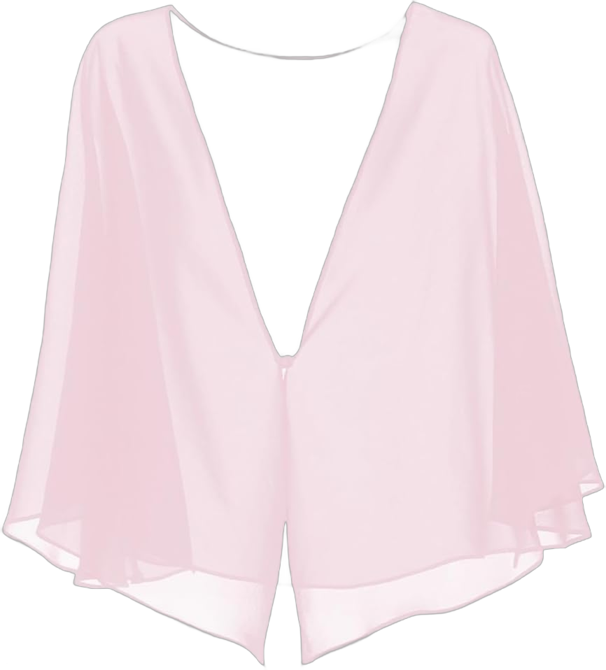 Lifup Chiffon Shawls and Wraps for Evening Dresses Capelets for Women Wedding Capes Cover Up Medium Pink