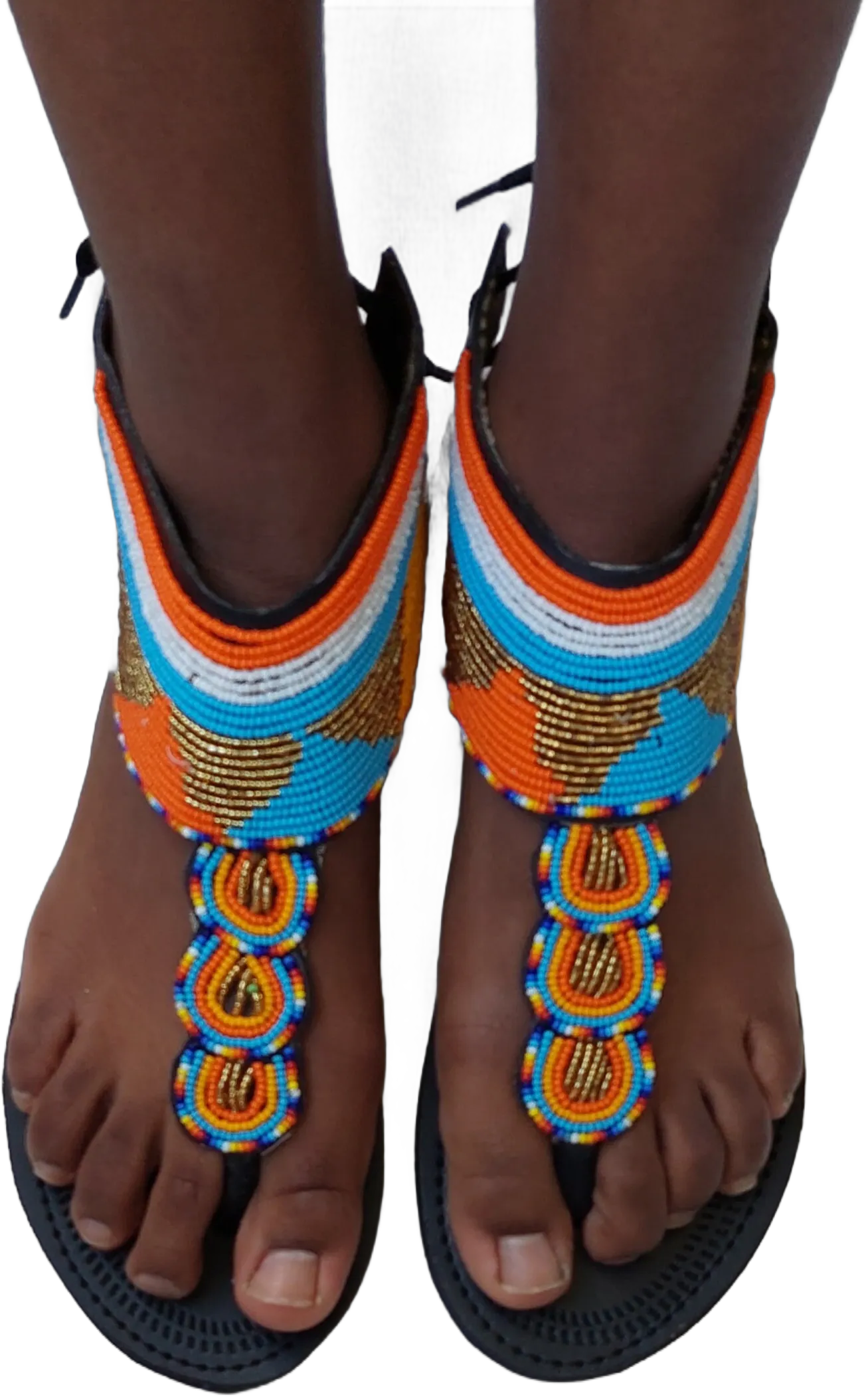 ON SALE African beaded sandals for women- Maasai beaded sandals for women- Women sandals- Leather Sandals- Kenyan sandals- Handmade sandals