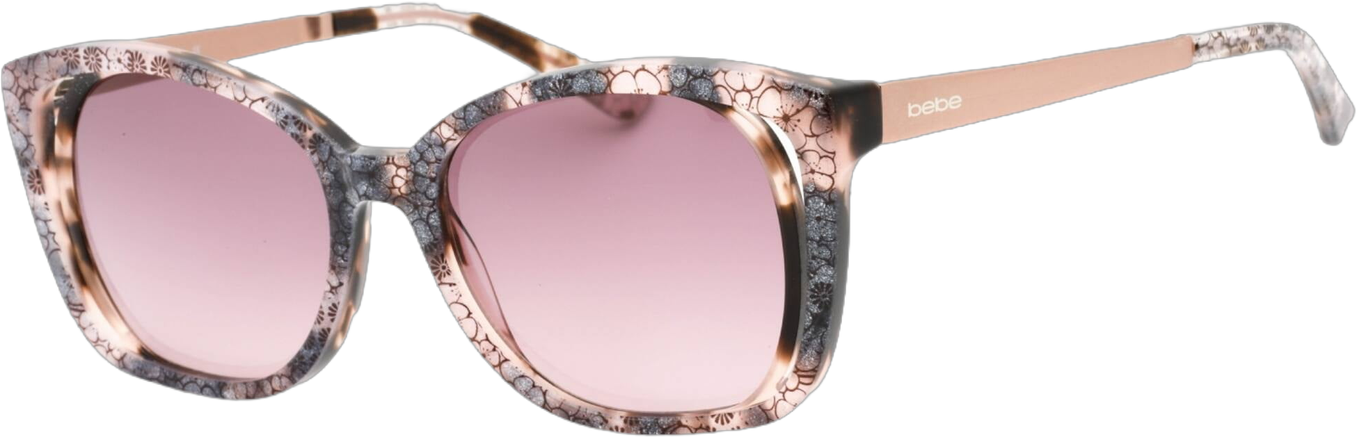 BEBE BB7210-690-52  Sunglasses Size 52mm 135mm 17mm floral Women NEW