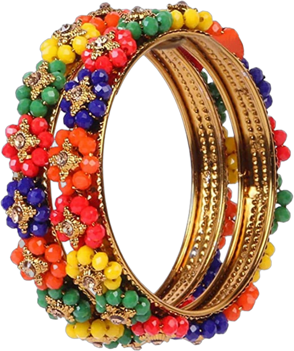 Jewar Colorful Bangle Multi-Color Collection, Indian Bollywood Handcrafted Rhinestones, Colorful Fashion Designer Metal Jewelry, Bangle Bracelets Set for Women, Trendy & Stylish Accessory